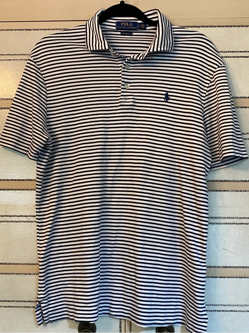 POLO Ralph Lauren Men's Striped Short Sleeve Polo Shirt